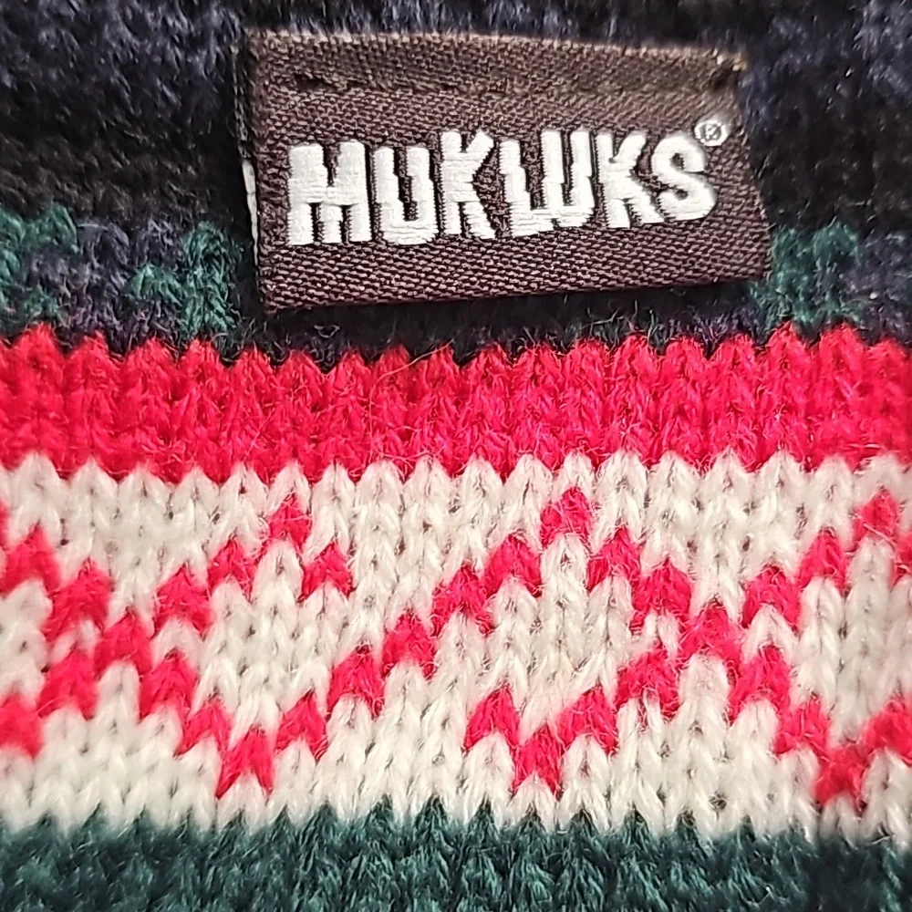 Muk Luks Black and Red Knit Leg Warmers. Nwots